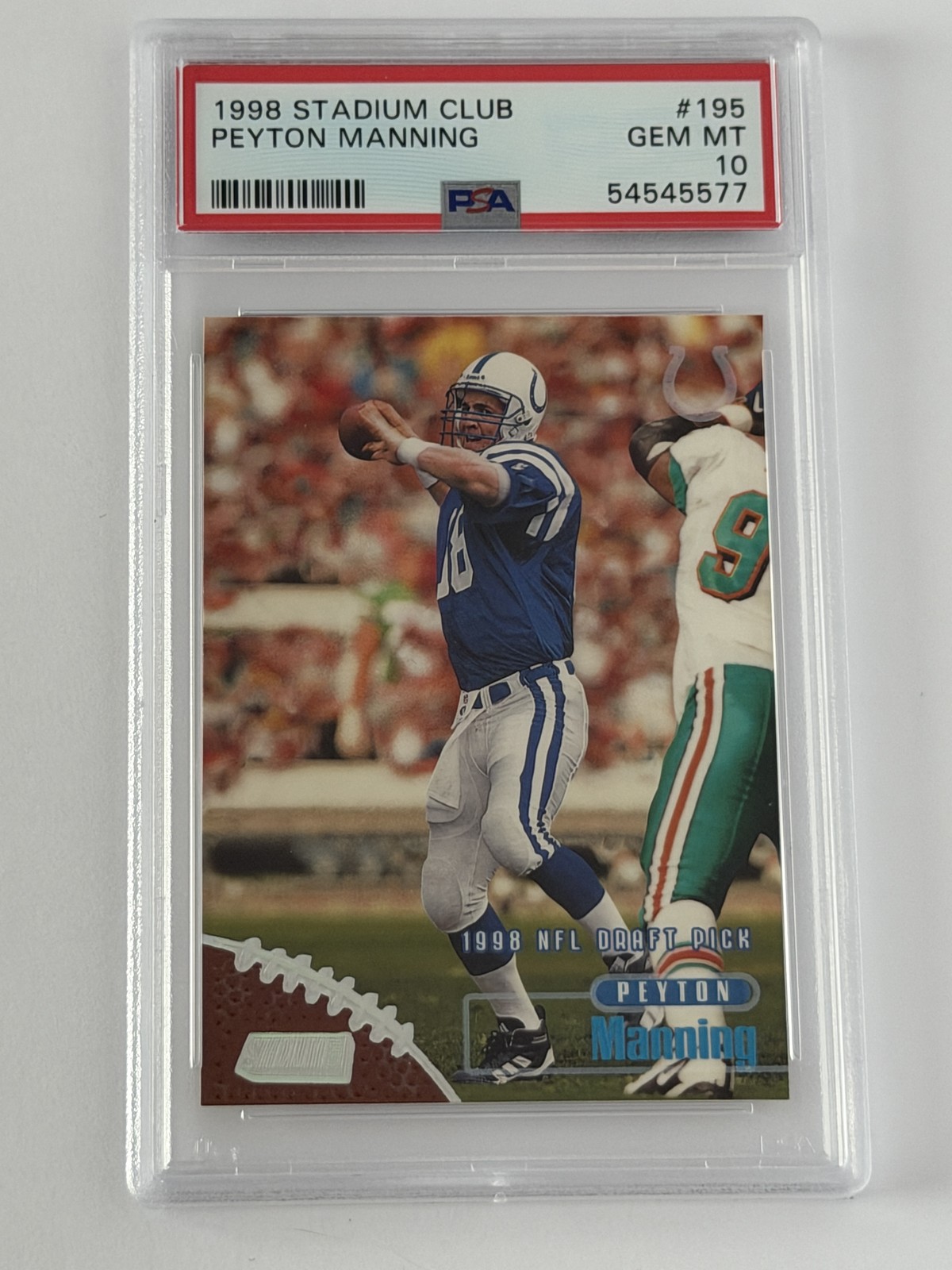 Peyton Manning Stadium Club #195 Base