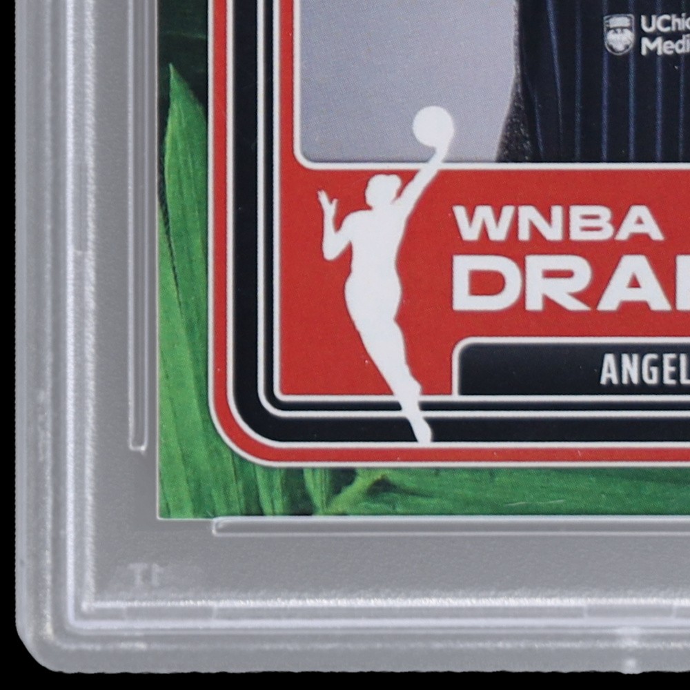 2024-25 Panini Instant Angel Reese #DN6 PSA 8 RC Wnba Draft Night Jungle 18/25 view 6