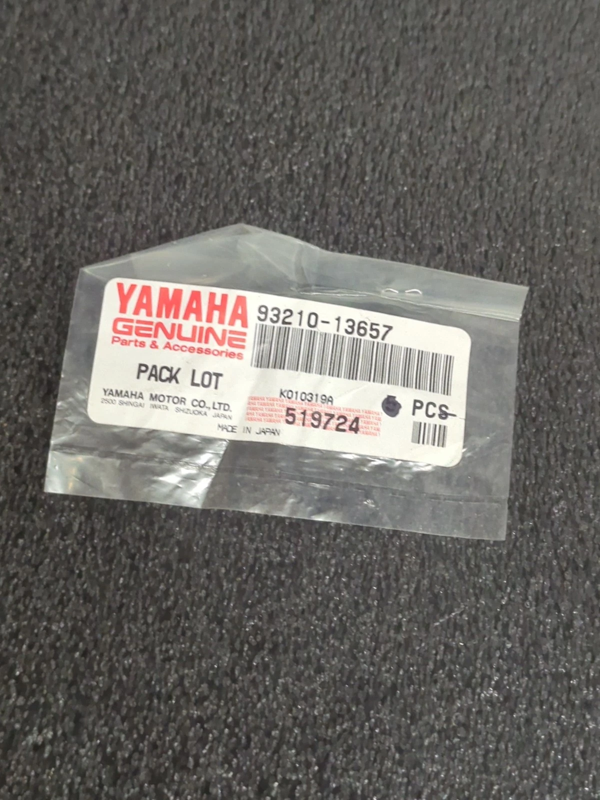 Yamaha O-Ring NOS 93210-13657