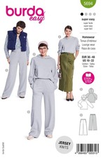 Schnittmuster Sweatshirt mit Raglanärmeln Burda a5694 36-48