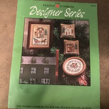The Prairie Schooler Cross Stitch Pattern Leaflet. HOME FOR CHRISTMAS. VTG.