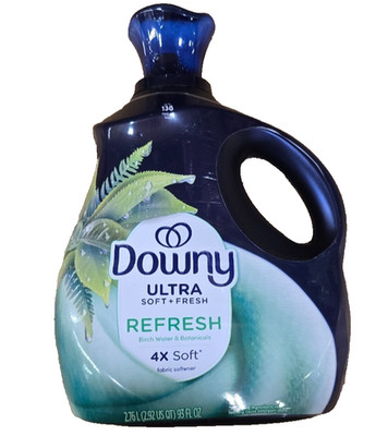 Downy Ultra Soft Plus Fresh Fabric softener Birch Water & Botanicals 4xSoft 93oz