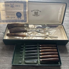 English Town Vintage 9-Piece Stainless Steel Cutlery Set With Certification 