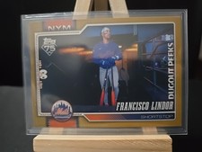 2026 Topps Celebration Francisco Lindor Dugout Peeks Mets! 1 in 2502 packs! #123