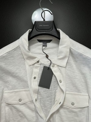 John Varvatos Collection Luxury Shirt - Snap Mother Of Pearl - Vtg 2024 - NWT