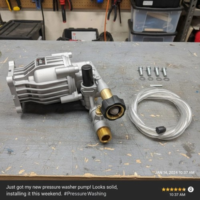#ad OEM Technologies 90028 Replacement Pressure Washer Pump Add Power with 2.4 GPM $184.43