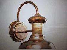 Progress Lighting Brookside 1-Light Solid Copper Farmhouse Outdoor Wall Light