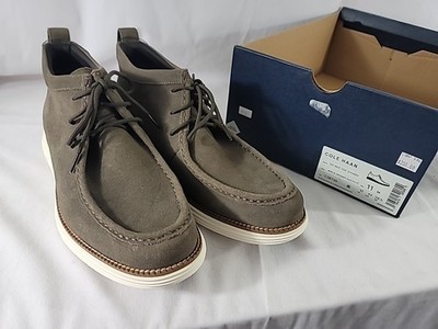 COLE HAAN MEN'S sz 11 M - OG MOC-TOE BROWN CHUKKA BOOT C38739 - NEW & FREE SHIP