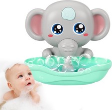 Bath Toys Bubble Maker, Musical Elephant, Magnetic Charging, Toddlers