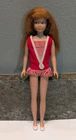 Vintage Barbie Titan Skipper Doll Model 950 In Original Swimsuit Red Stripe Shoe