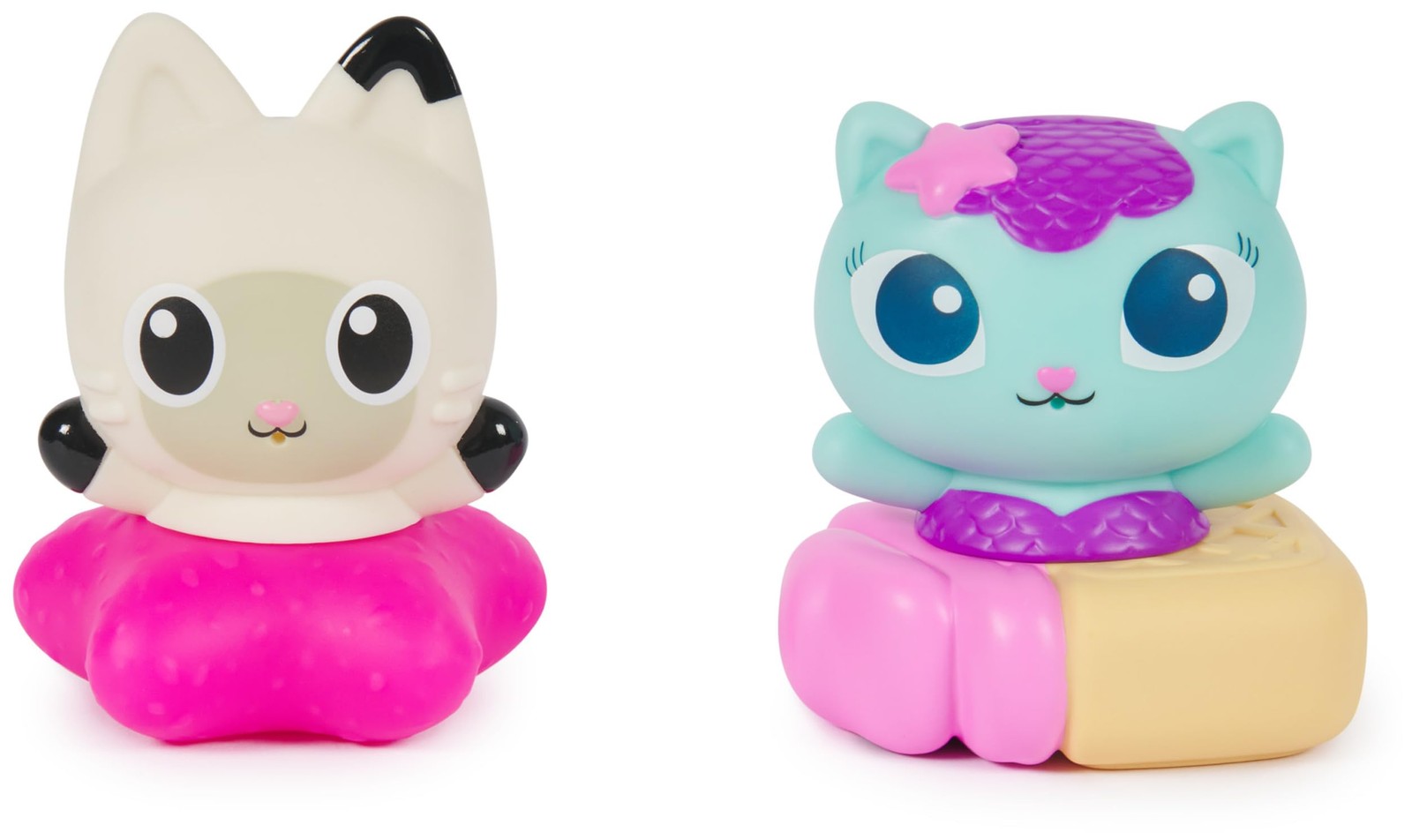 Gabby’s Dollhouse: Gabby Cat Bath Squirters, Mercat and Pandy Paws Floating Todd