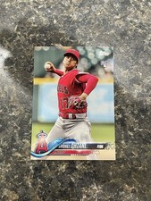 2018 Topps Update Series Shohei Ohtani #US1 Pitching, Red Jersey (RC)
