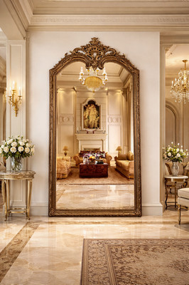 Antique Gold Ornate Full Length Floor Mirror Solid Wood 98'' x 55'' FREE SHIPPING