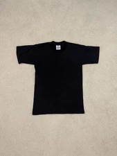 PRO CLUB T -Shirt Men’s Heavy Weight Size S Color Black Short Sleeve Made In USA