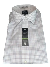 MENS Dress Shirts Large 16.5-36 Jos.A.Bank Designer Brand Slim Fit
