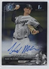 2017 Bowman Draft Chrome Draft Pick Auto Kade McClure #CDA-KMC Auto 9x7