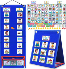 Visual Schedule for Kids with Autism Chore Chart for Toddler Planning Board Dail