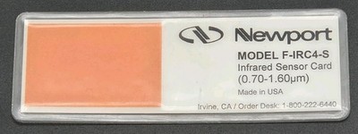 Newport MODEL F-IRC4-S Infrared Sensor Card