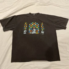 Khruangbin A La Sala 2024 Tour T-Shirt Men's 2XL Faded Black Los Angeles Apparel