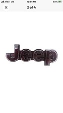2014-18 Jeep Cherokee Gloss Black Tailgate Emblem Mopar Oem