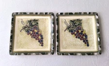 2 Dolce Tuscana Ambience Collection Appetizer Canape Dishes 6" Tuscan Style READ