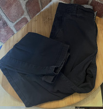 BOYS OSHKOSH B'GOSH DARK BLUE STRAIGHT LEG CHINO STYLE PANTS ADJUSTABLE WAIST 8