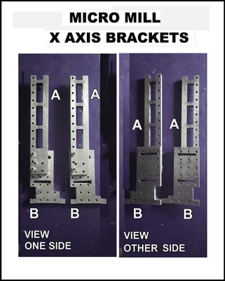 #ad CNC Micro Mill X Axis Brackets BUILD YOUR OWN CNC MACHINE $150.00