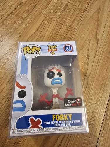 Funko Pop Disney Toy Story 4 Forky 534 Game Stop Exclusive Vinyl Figure