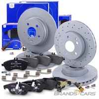 ATE Bremsscheiben +Ceramic BelÄGe+Wk Vorne+Hinten FÜR Mercedes C-KLASSE W204