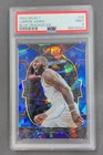 2022-23 Panini Select Lebron James Concourse Blue Cracked Ice #26 Lakers PSA 9