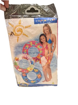 2005 INTEX Wet Set 24  Swim Ring Neon Pink #59242