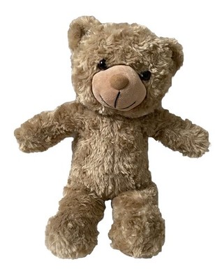 Aldi Teddybär Stofftier Plüschtier hellbraun 14 Zoll so handwerklich flauschig kuschelig