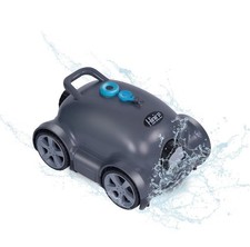 Hinice Cordless Robotic Pool Cleaner,Automatic Pool Vacuum Robot up to 1053 sqft