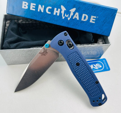 Benchmade Bugout 535 Folding Knife CPM-S30V Steel Blue Handle new