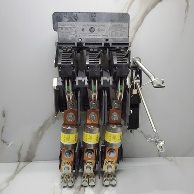 Allen-Bradley 1494V-DS600 Ser D 600 A Disconnect + FS600 Block + 3 LPJ-500SP