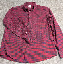 Brooks Brothers Regent Fit Men  s Shirt Size Large / Blue  Red Check Long Sleeve