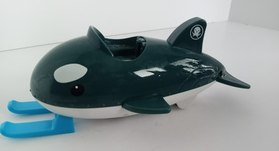 Octonauts Gup-O Orca Whale Suction Cup Bottom No Figure 2013 Fisher Price