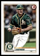 Matt Chapman 2020 Bowman #73 Athletics MLB READ FREE SHIPPING AutographDen