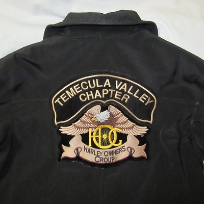 Harley Davidson    HOG   Temecula Valley Chapter   Crafco   Black XXL Jacket New