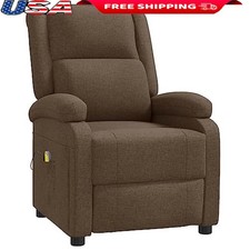 Vibration Massage Recliner Chair Adjustable Backrest USB Powered Remote Control