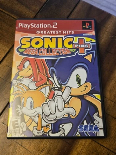 Sonic Mega Collection Plus (Sony PlayStation 2, 2004) PS2 CIB Complete - VG05