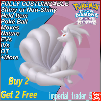 Pokemon Brilliant Diamond & Shining Pearl   Shiny Ninetales   6IV Customizable