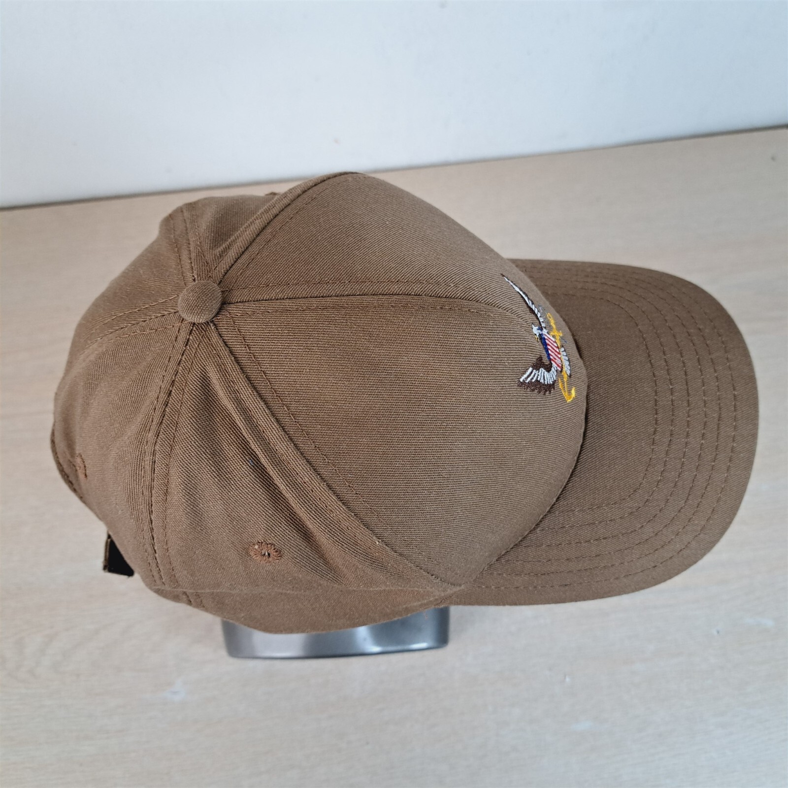 NAVY EAGLE CREST/ANCHOR ADJUSTABLE STRAPBACK BASE… - image 12