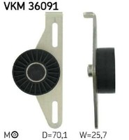 Original SKF Spannrolle Keilrippenriemen VKM 36091 FüR Dacia Lada Nissan