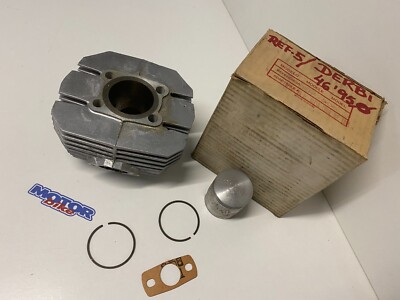 Cylinder and piston DERBI 46.95 cc. -  ref 5