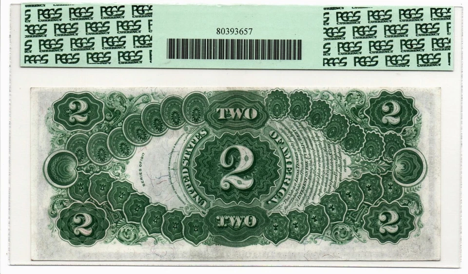 Fr. 60 1917 Legal Tender Note PCGS Currency Choice About New 55 PPQ - Image 2 of 2