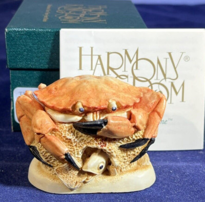 Harmony Kingdom ~ BREAN SANDS ~ Crab~ UK Made~Box Figurine~RARE Empty inside~NIB