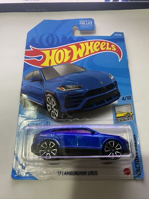 Hot Wheels '17 Lamborghini Urus BLUE #64 64/250 2021 Factory Fresh 4/10