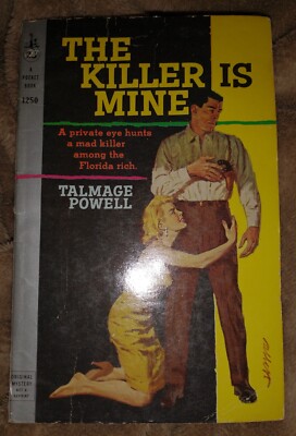 Vintage PB The Killer is Mine by Talmage Powell 1959  Crime Thriller
