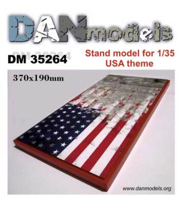 Dan Models 35264 Stand for the model USA theme 370/190 mm 1/35 scale